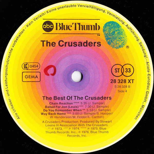 The Crusaders - The Best Of The Crusaders (2xLP, Comp)