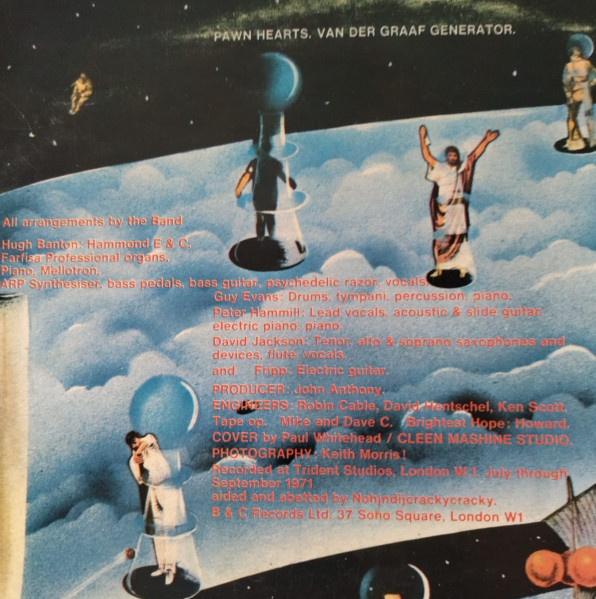 Van Der Graaf Generator - Pawn Hearts (LP, Album)