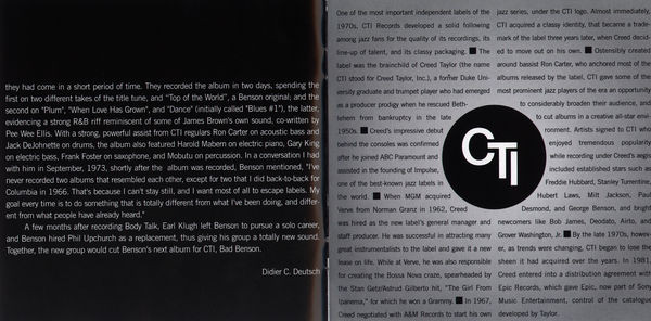 George Benson - Body Talk (CD, Album, RE, RM)