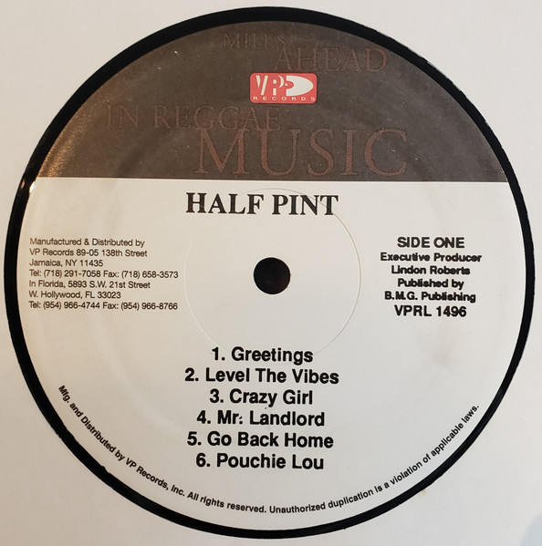 Half Pint (3) - (Half Pint) (LP, Comp)
