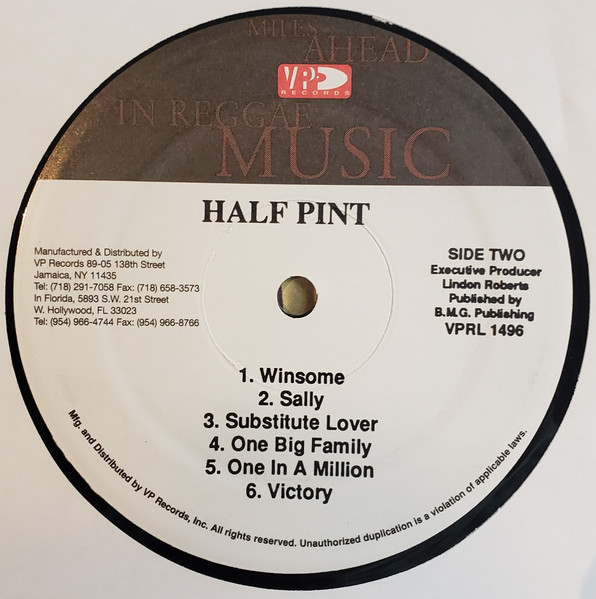 Half Pint (3) - (Half Pint) (LP, Comp)