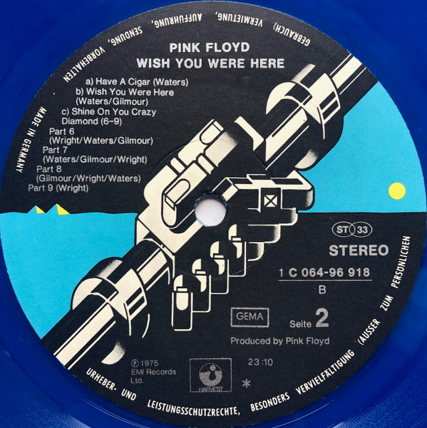 Pink Floyd - Wish You Were Here (LP, Album, Ltd, RE, Blu)