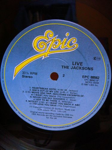 The Jacksons - Live (2xLP, Album, Gat)