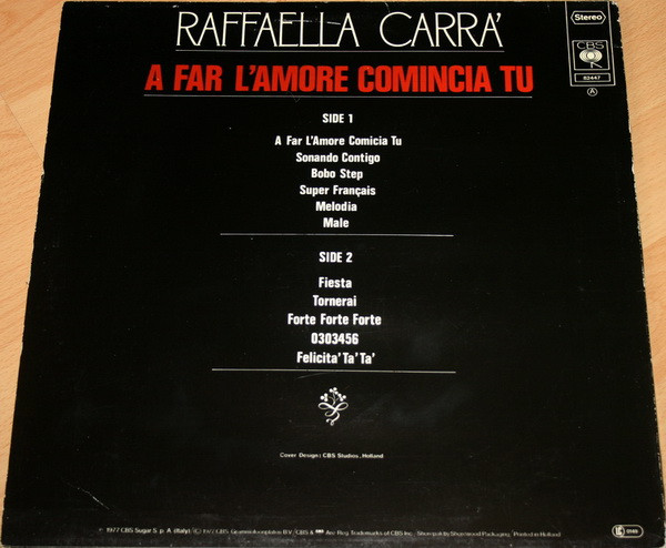 Raffaella Carrà - A Far L'Amore Comincia Tu (LP, Comp)
