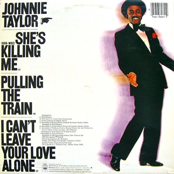 Johnnie Taylor - She's Killing Me (LP, Album)