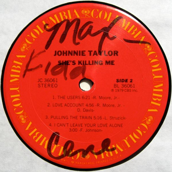 Johnnie Taylor - She's Killing Me (LP, Album)