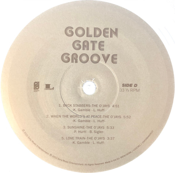 Various - Golden Gate Groove (The Sound Of Philadelphia Live in San Francisco 1973) (2xLP, Album, RSD, Ltd, RE)