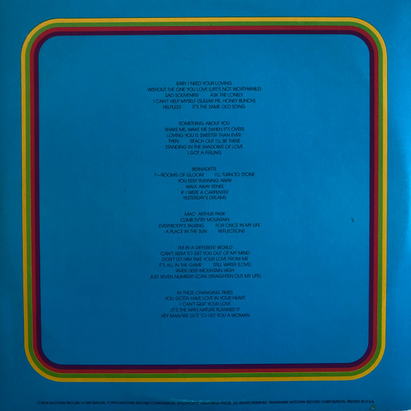 Four Tops - Anthology (3xLP, Comp, Tri)