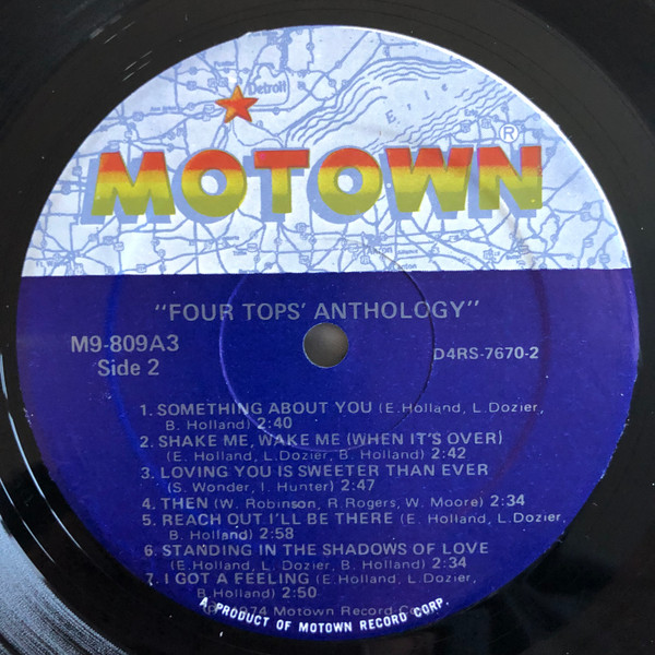 Four Tops - Anthology (3xLP, Comp, Tri)