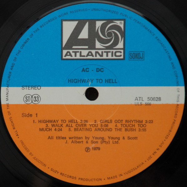 AC/DC - Highway To Hell (LP, Album)