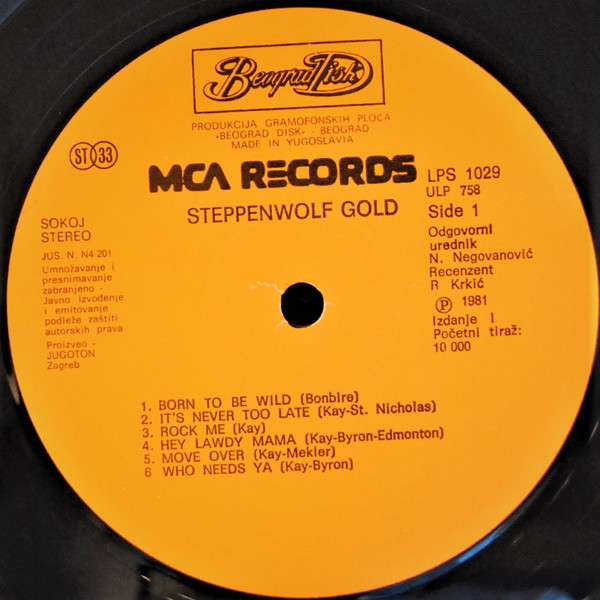 Steppenwolf - Gold (LP, Comp, M/Print)