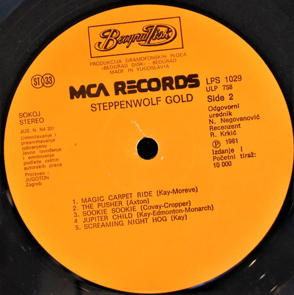 Steppenwolf - Gold (LP, Comp, M/Print)