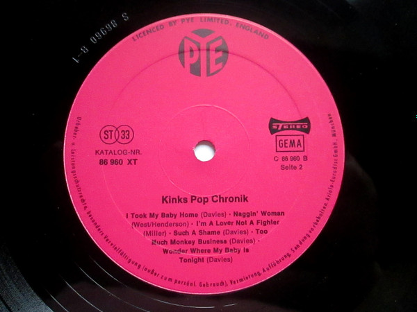 The Kinks - Pop Chronik (2xLP, Comp)