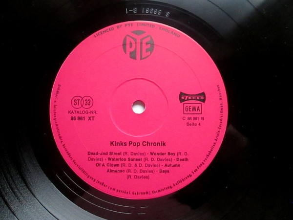 The Kinks - Pop Chronik (2xLP, Comp)