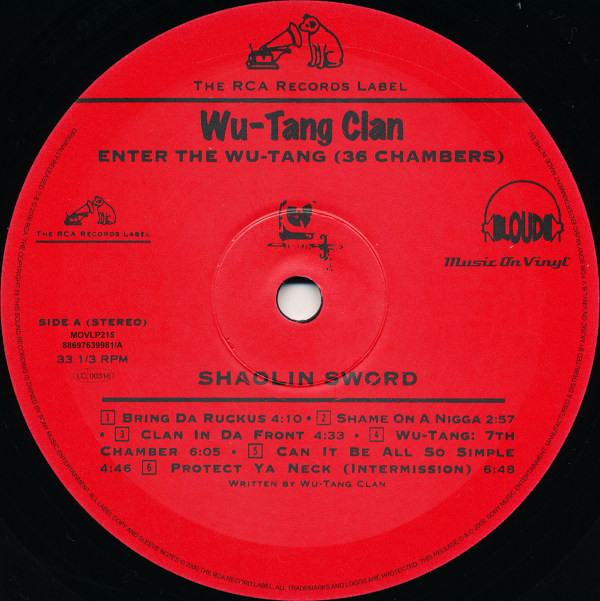 Wu-Tang Clan - Enter The Wu-Tang (36 Chambers) (LP, Album, RE, 180)