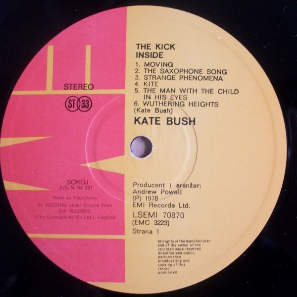 Kate Bush - The Kick Inside (LP, Album)