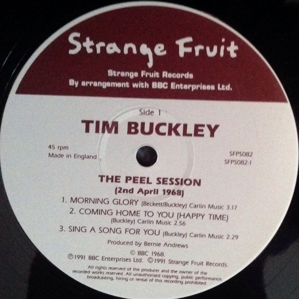 Tim Buckley - The Peel Sessions (12