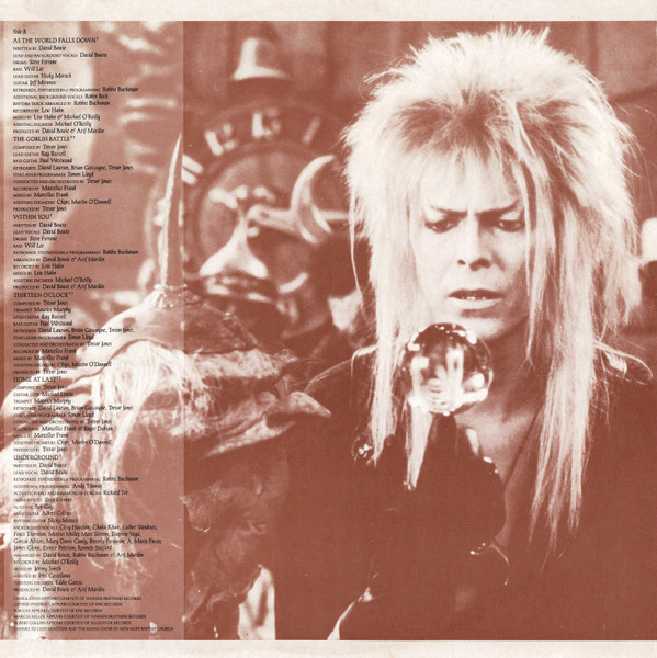 David Bowie / Trevor Jones - Labyrinth (From The Original Soundtrack Of The Jim Henson Film) (LP, Album)