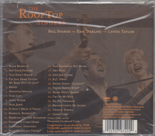 The Rooftop Singers - Best Of The Vanguard Years (CD, Comp)