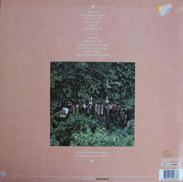 Paul Simon - The Rhythm Of The Saints (LP, Album)