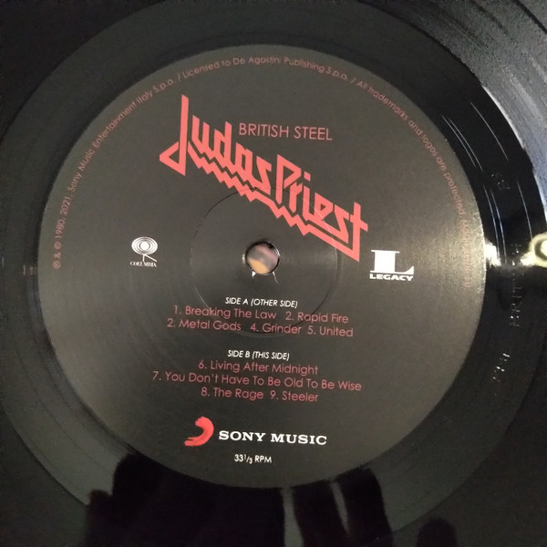 Judas Priest - British Steel (LP, Album, Club, RE, 180)