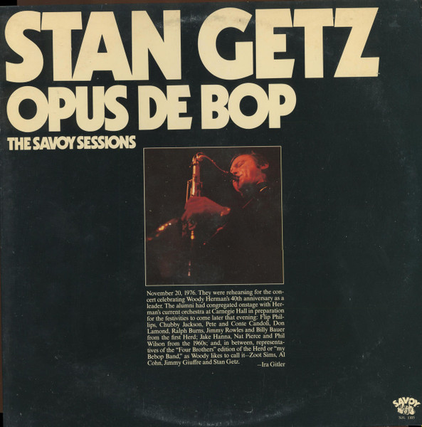 Stan Getz - Opus De Bop (LP, Comp)