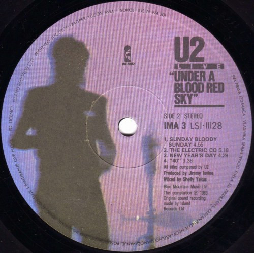 U2 - Under A Blood Red Sky (Live) (LP, Album)