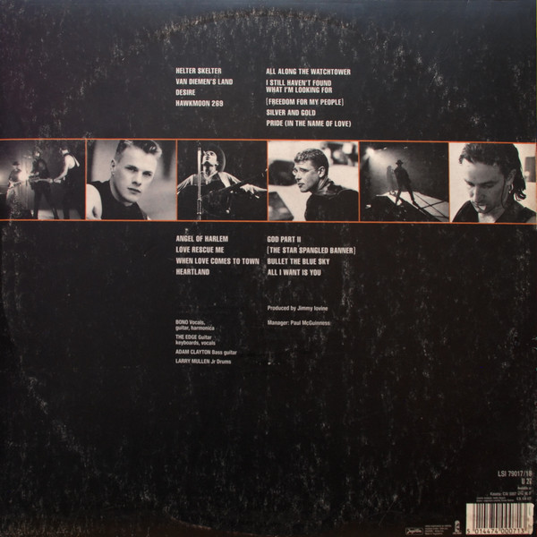 U2 - Rattle And Hum (2xLP, Album)