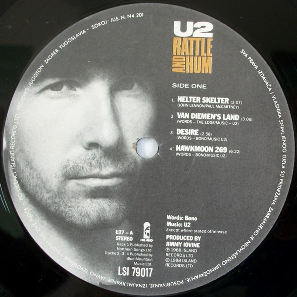 U2 - Rattle And Hum (2xLP, Album)