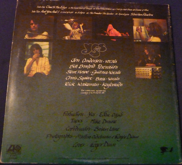Yes - Close To The Edge (LP, Album, RE, Gat)
