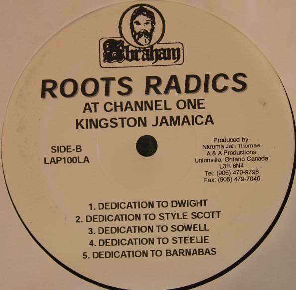 Roots Radics* - At Channel One Kingston Jamaica (LP, Album, RE)