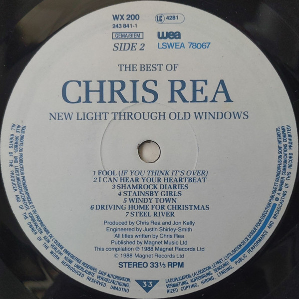 Chris Rea - New Light Through Old Windows (The Best Of Chris Rea) (LP, Album)