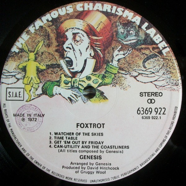 Genesis - Foxtrot (LP, Album, RE, Gat)