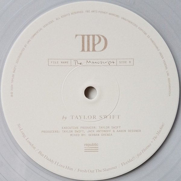 Taylor Swift - The Tortured Poets Department (2xLP, Album, Cle)