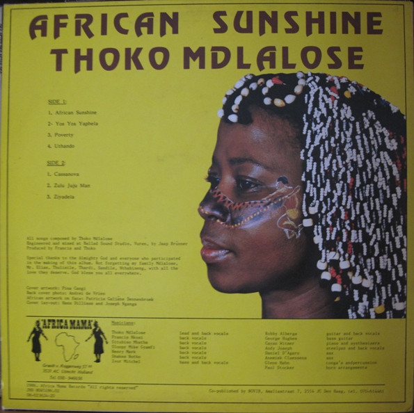 Thoko* - African Sunshine (LP, Album)