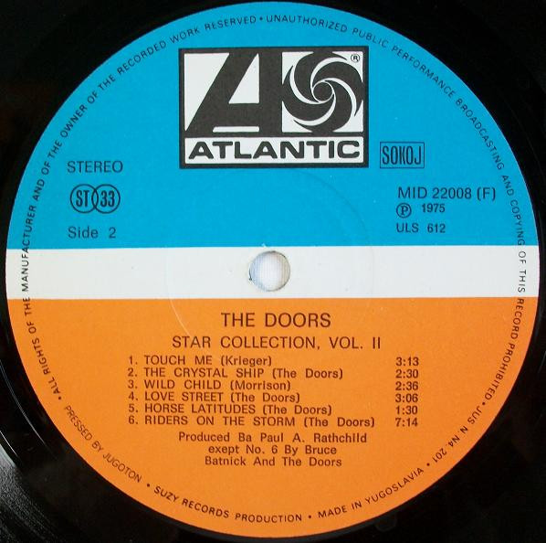 The Doors - Star-Collection Vol.2 (LP, Comp, RE)