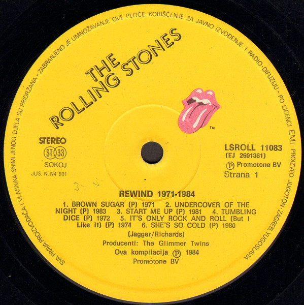 The Rolling Stones - Rewind (1971-1984) (LP, Comp)