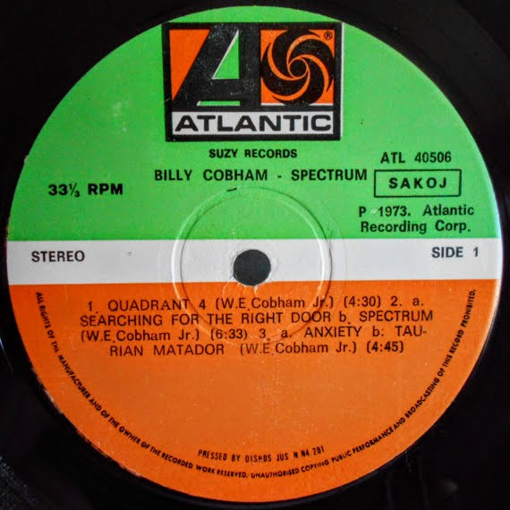Billy Cobham - Spectrum (LP, Album, Gat)