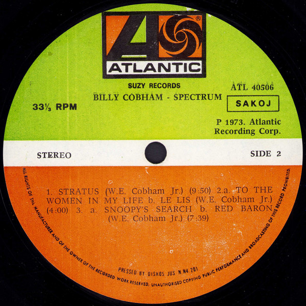 Billy Cobham - Spectrum (LP, Album, Gat)