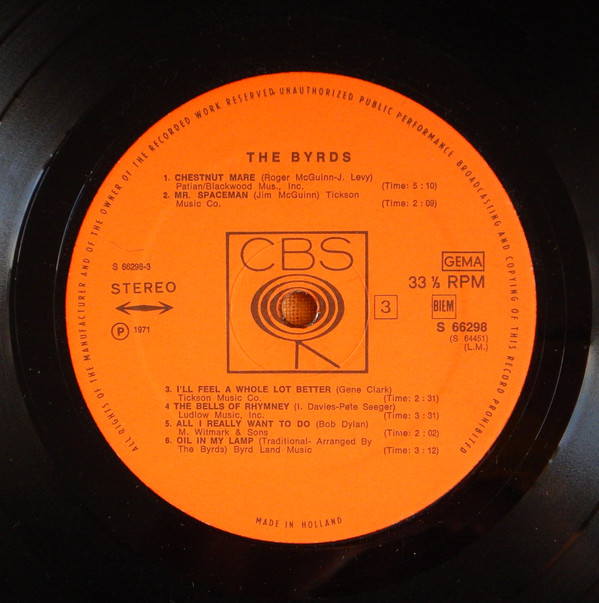 The Byrds - 1964 - 1971 (2xLP, Comp)