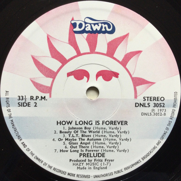 Prelude (3) - How Long Is Forever (LP, Album, Red)