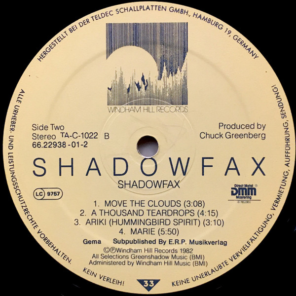 Shadowfax - Shadowfax (LP, Album)