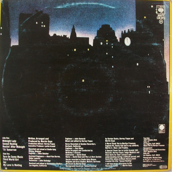 Marvin Gaye - Midnight Love (LP, Album)