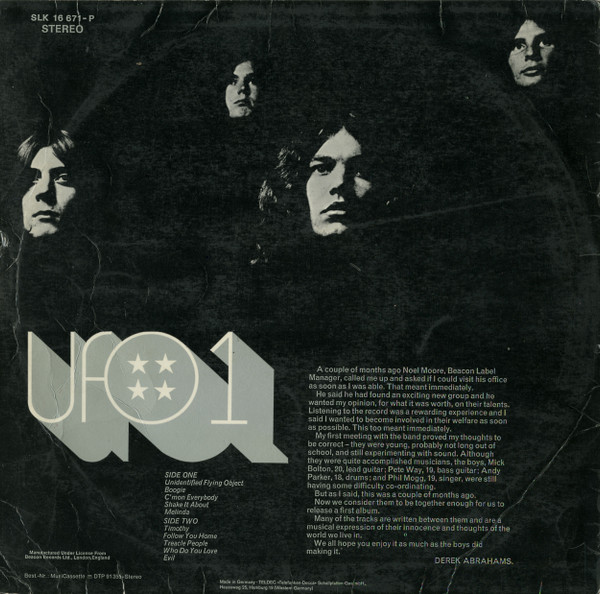 U.F.O.* - UFO 1 (LP, Album)