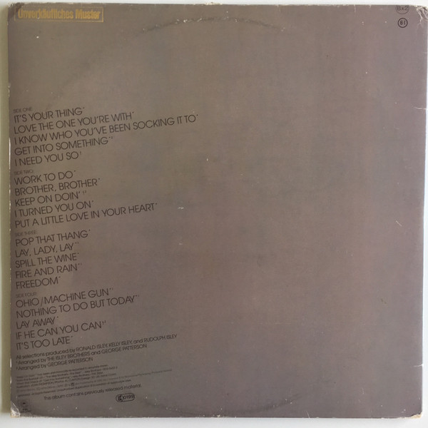 The Isley Brothers - Timeless (2xLP, Comp)
