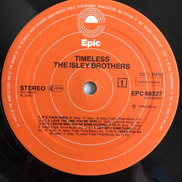 The Isley Brothers - Timeless (2xLP, Comp)