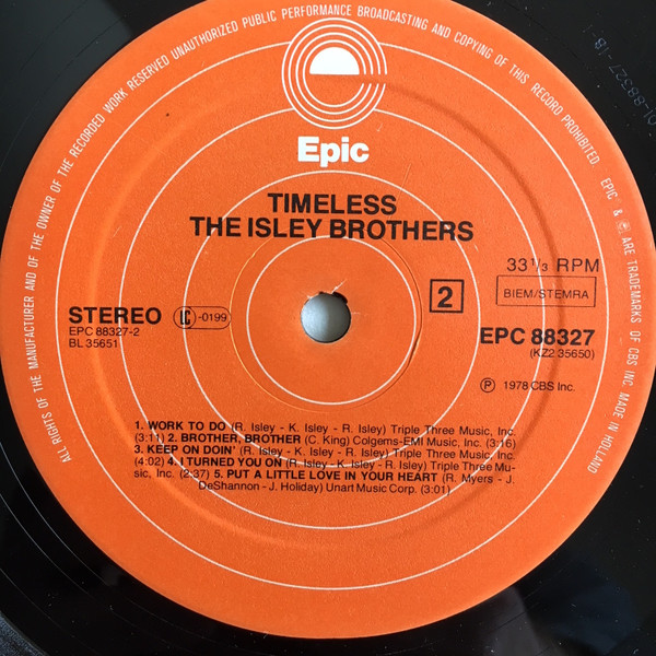 The Isley Brothers - Timeless (2xLP, Comp)