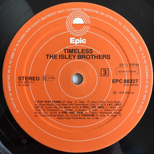 The Isley Brothers - Timeless (2xLP, Comp)