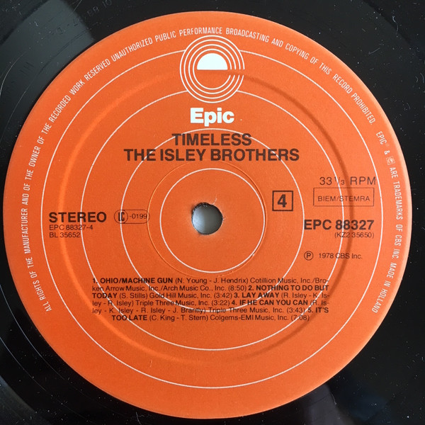 The Isley Brothers - Timeless (2xLP, Comp)