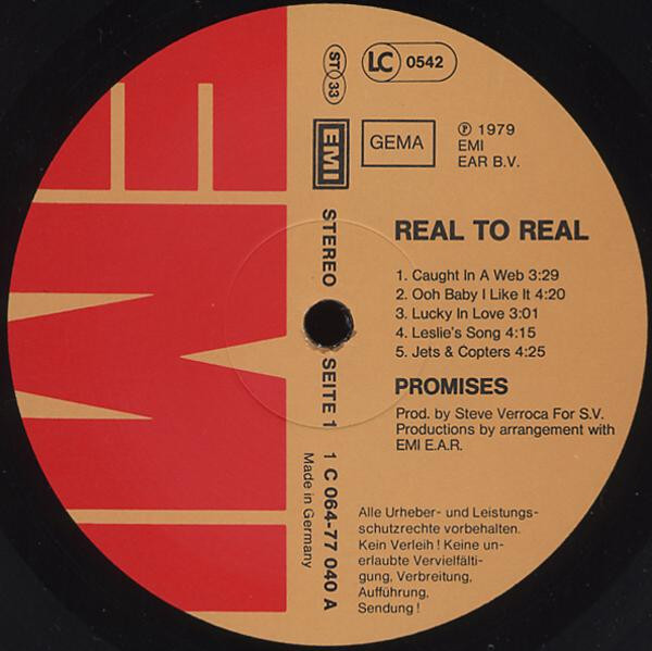 Promises - Real To Real (LP, Album)